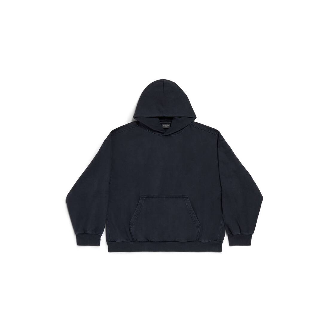 Balenciaga Back Hoodie Medium Fit in Grey