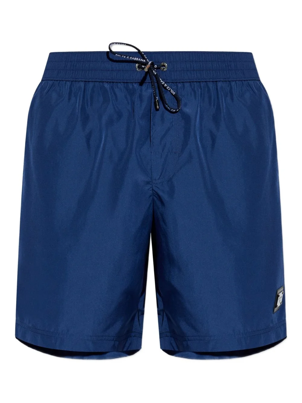 logo-plaque swim shorts - 1