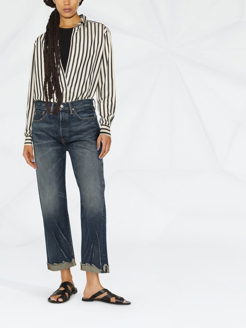 RRL by Ralph Lauren cropped straight-leg jeans outlook