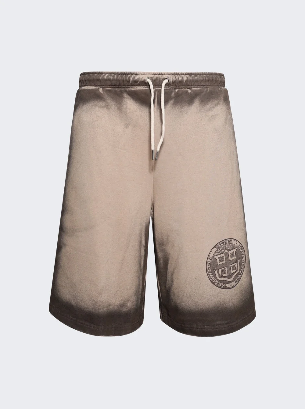 Oversized Mud Shorts Beige - 1