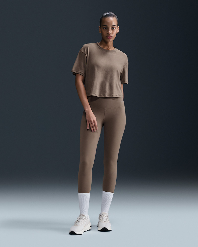 Nike One Relaxed Women's Dri-FIT Cropped Short-Sleeve Top 4