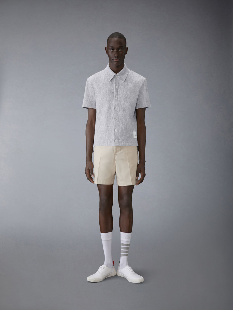 COTTON TWEED SHORT SLEEVE SHIRT 3