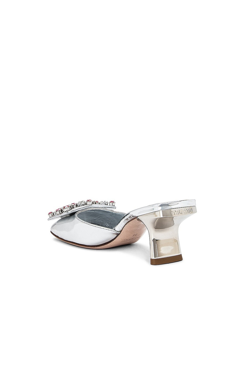 Miu Miu Metallic Sandals outlook