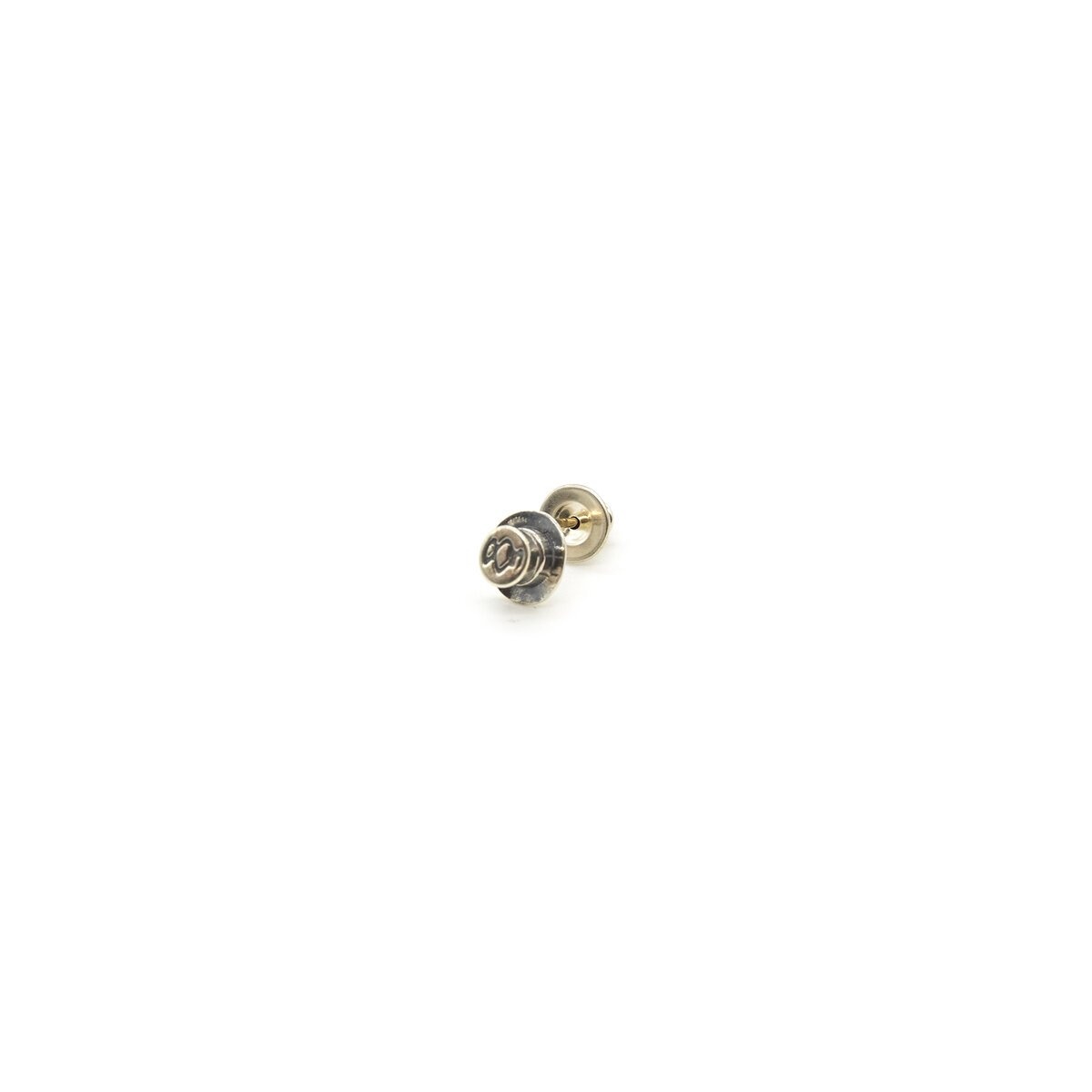 Silk Hat Pierce Stud Earring in Silver - 1