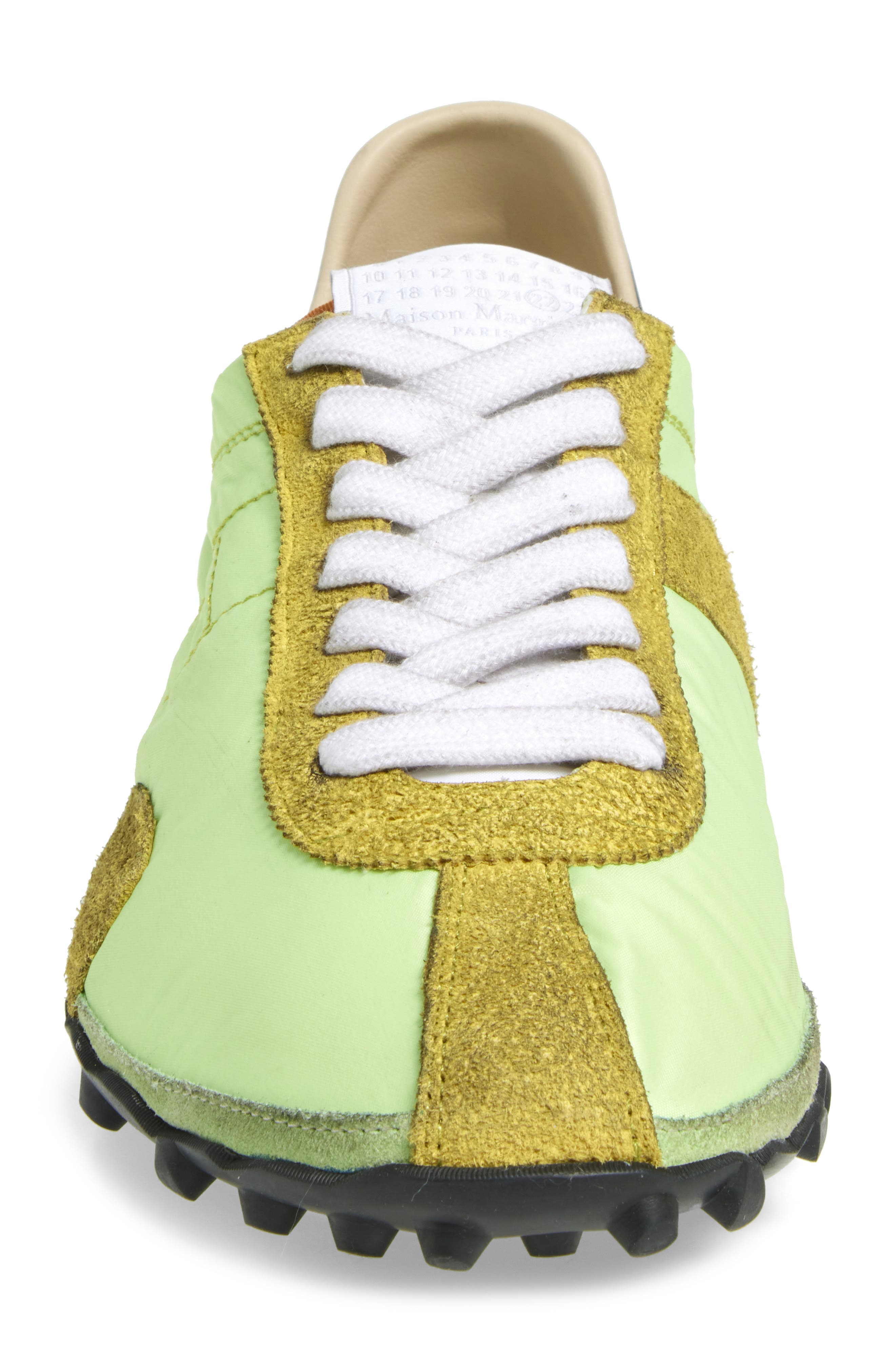 Maison Margiela Sprinters Sneaker in Butterfly Green/Black/Green at Nordstrom - 4