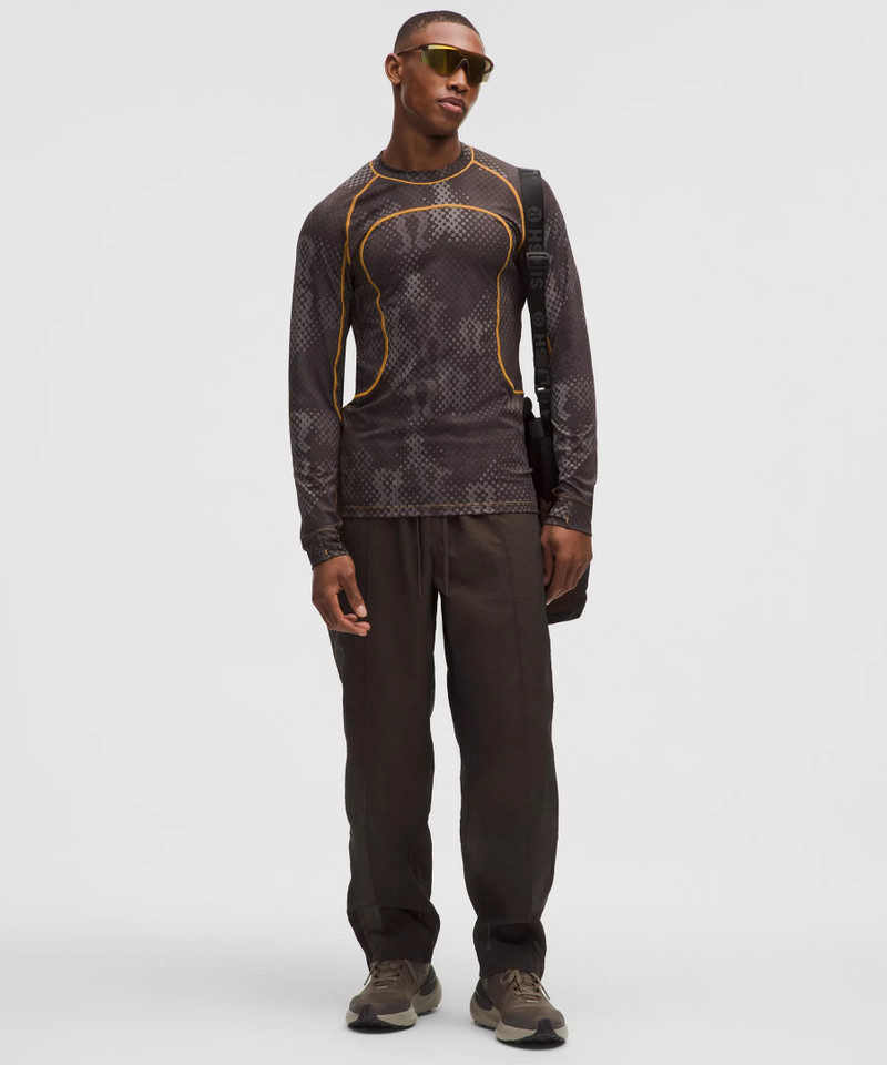lululemon Men's Jacquard Tight-Fit Long-Sleeve Shirt *SLNSH Collection outlook