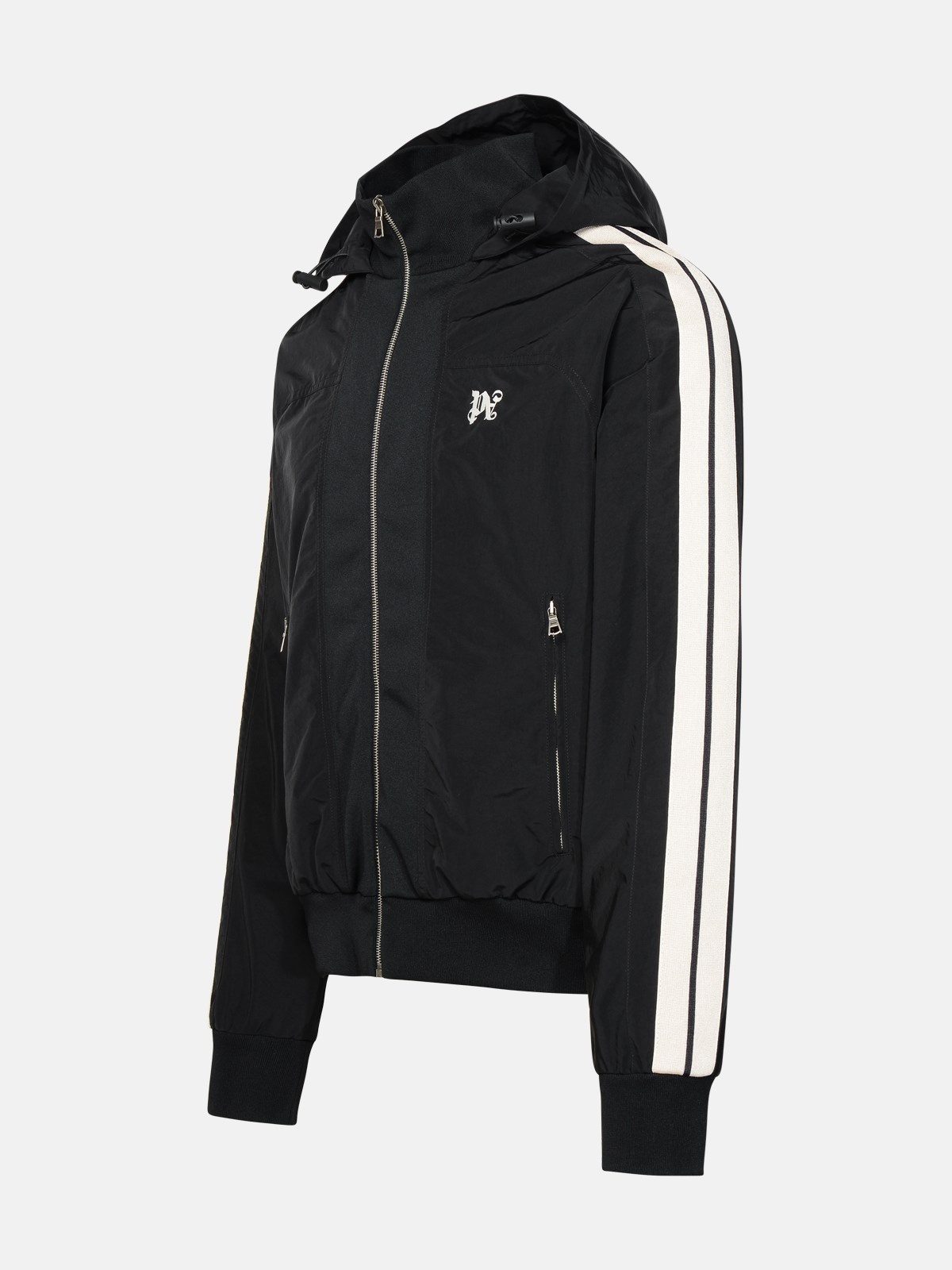 TRACK JACKET IN BLACK NYLON - 2