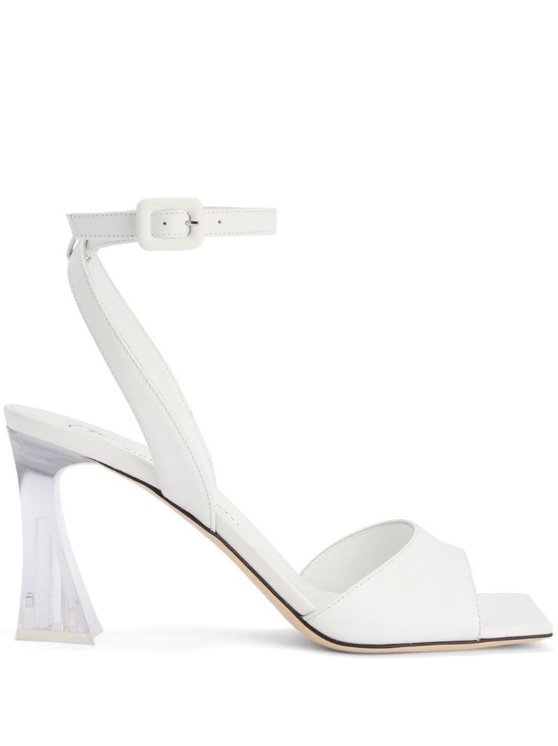 Vestaa transparent-heel sandals - 1