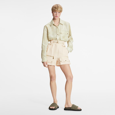 Louis Vuitton Ribbed Denim Safari Shorts outlook