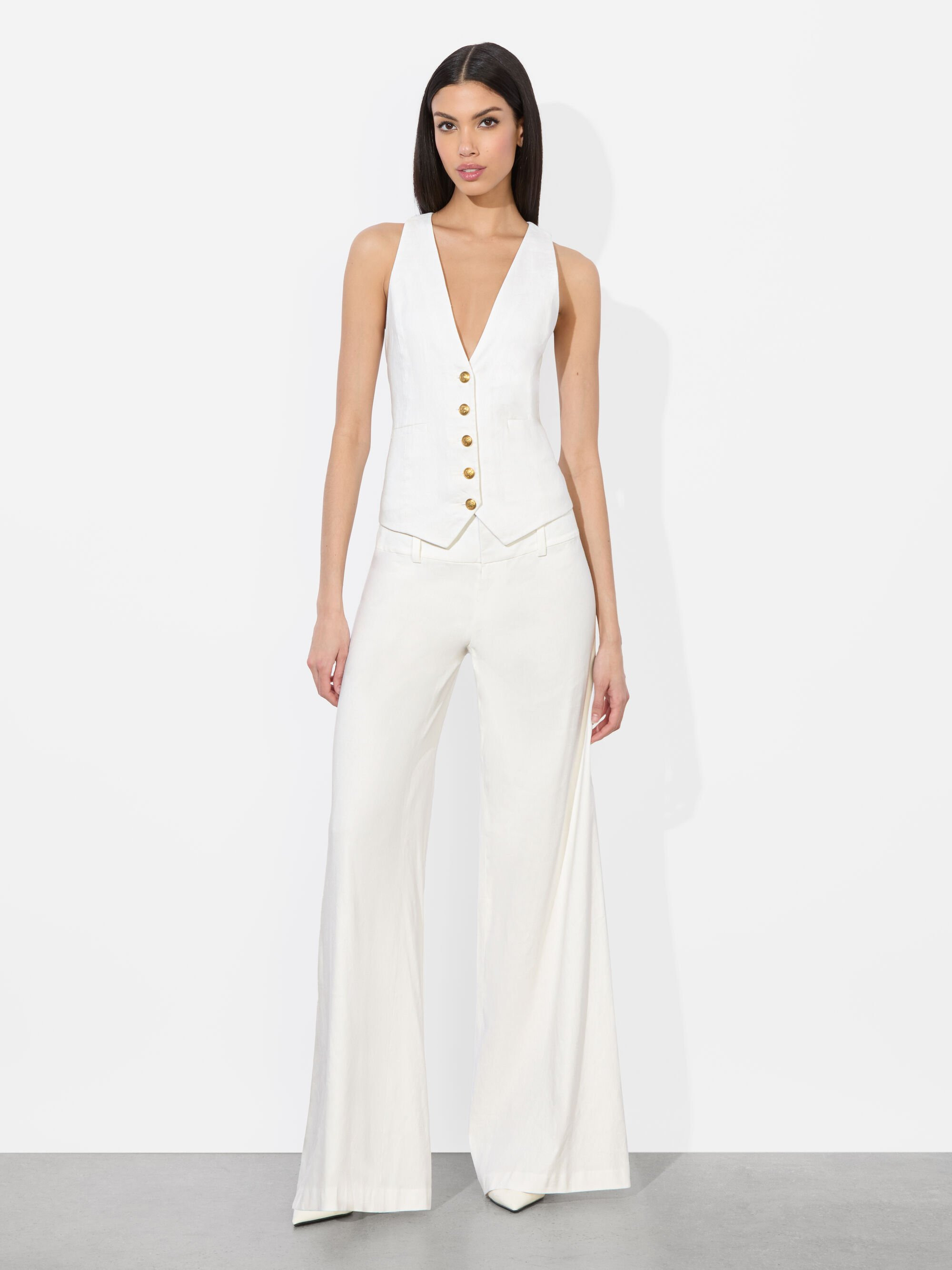 MAZIE LINEN VEST - 3