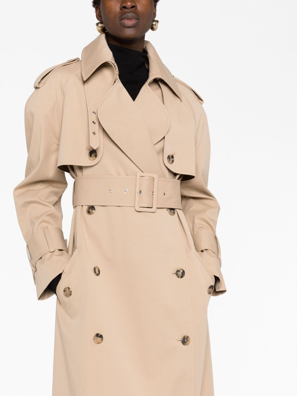 Rennie belted trench coat - 5