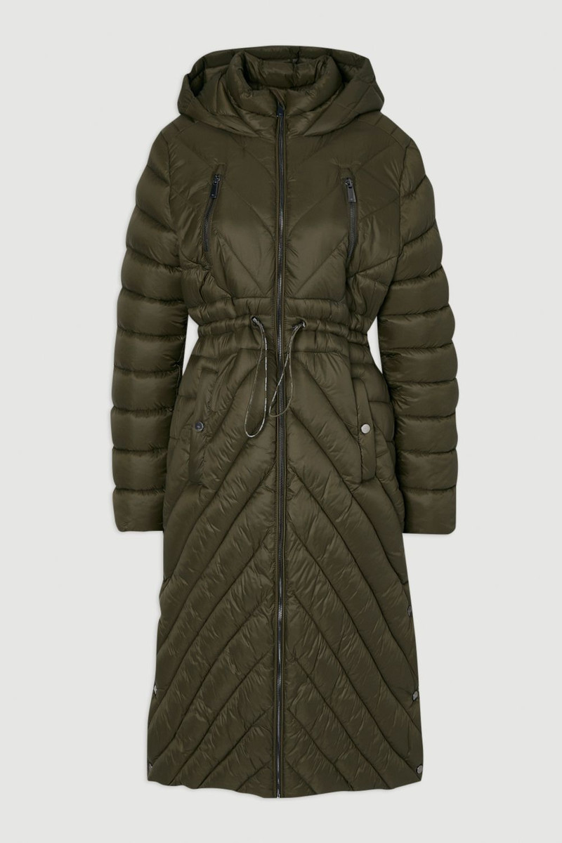 Plus Size Lightweight Knee Length Packable Coat 4