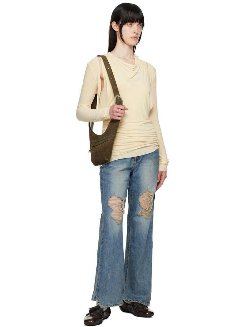 OPEN YY Yellow Convertible Bolero T-shirt outlook