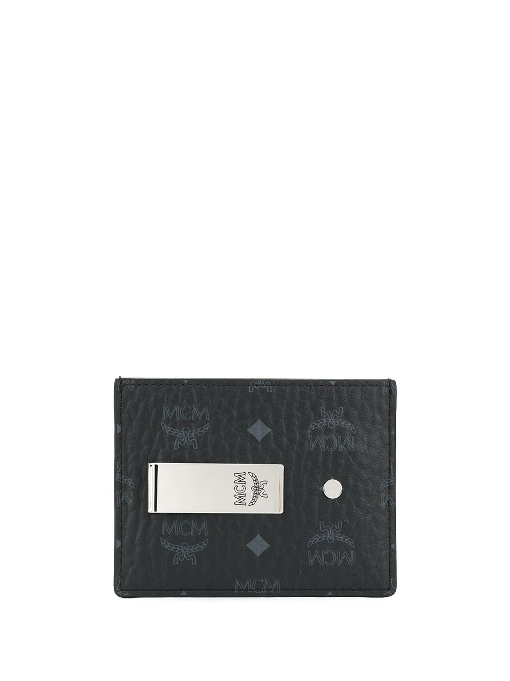 logo-print compact cardholder - 1