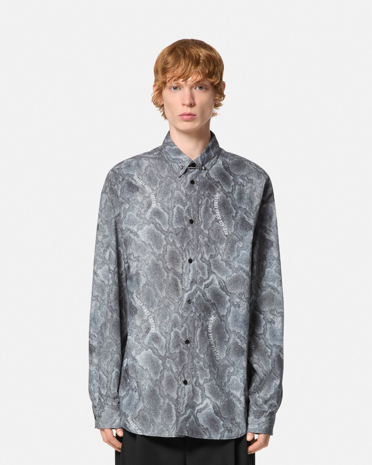 Lizard Piercing Relaxed-Fit Shirt - 4