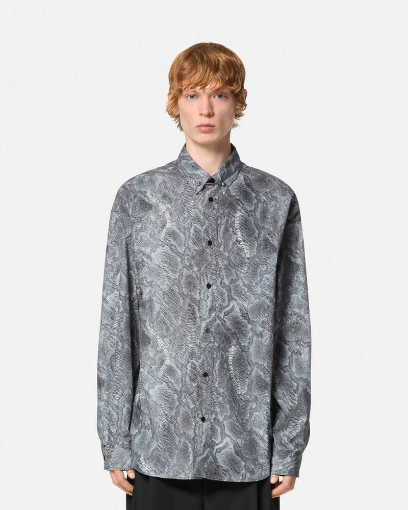 Lizard Piercing Relaxed-Fit Shirt 4