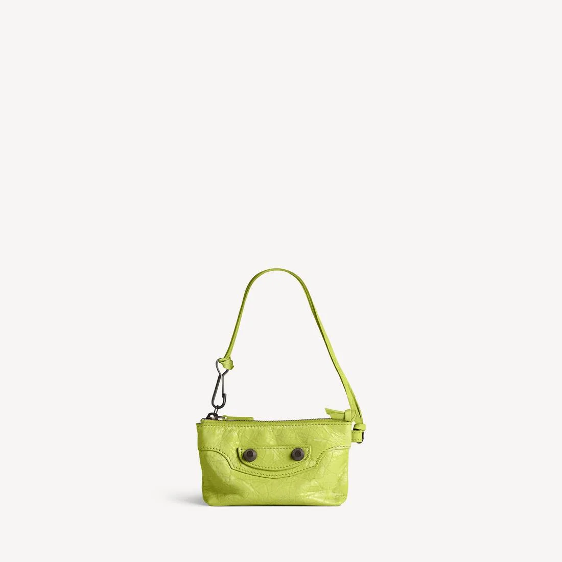 Women's Le City Zipped Pouch Charm in Pistache - 1