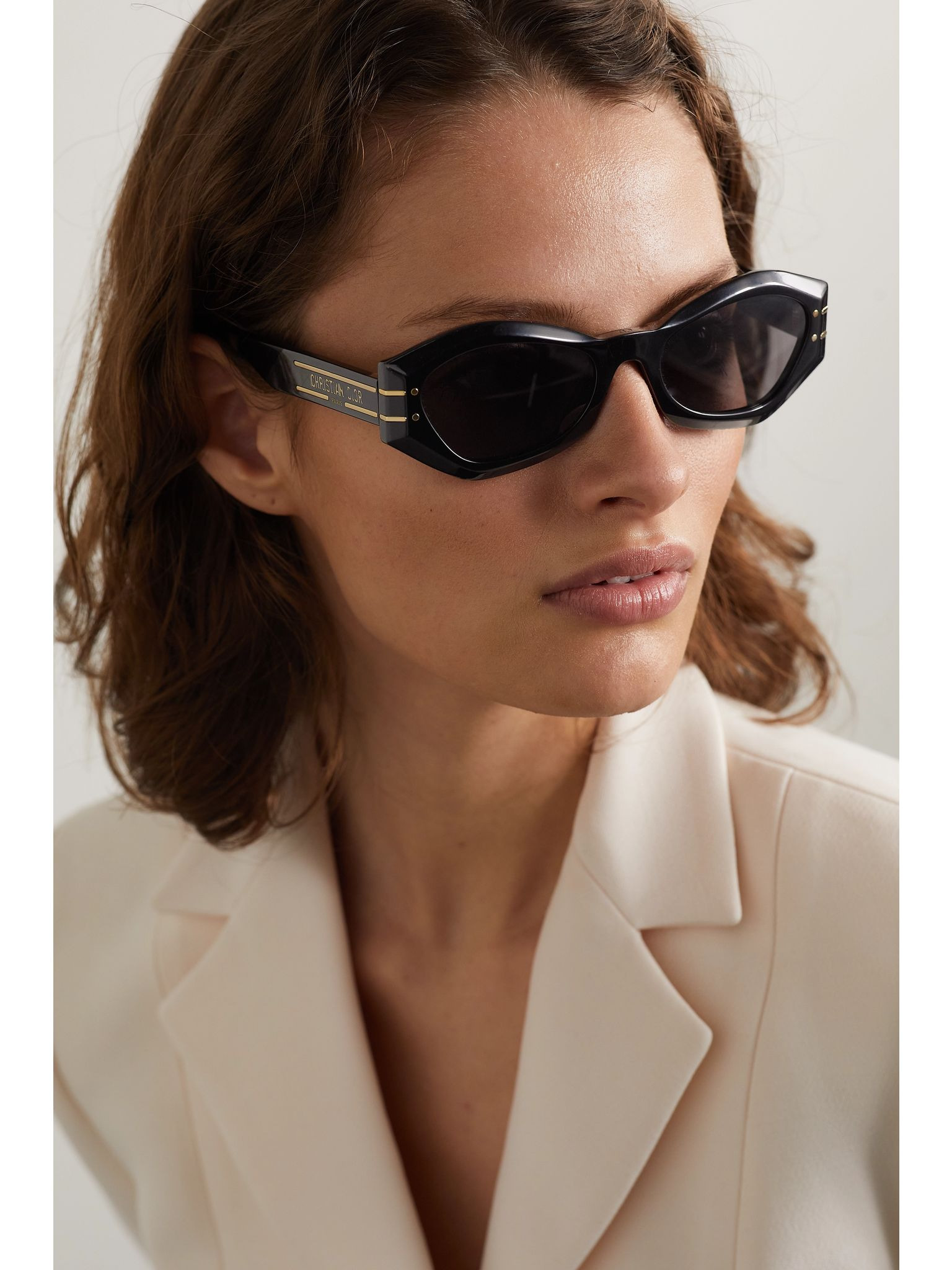 DiorSignature B1U cat-eye acetate sunglasses Black - 2
