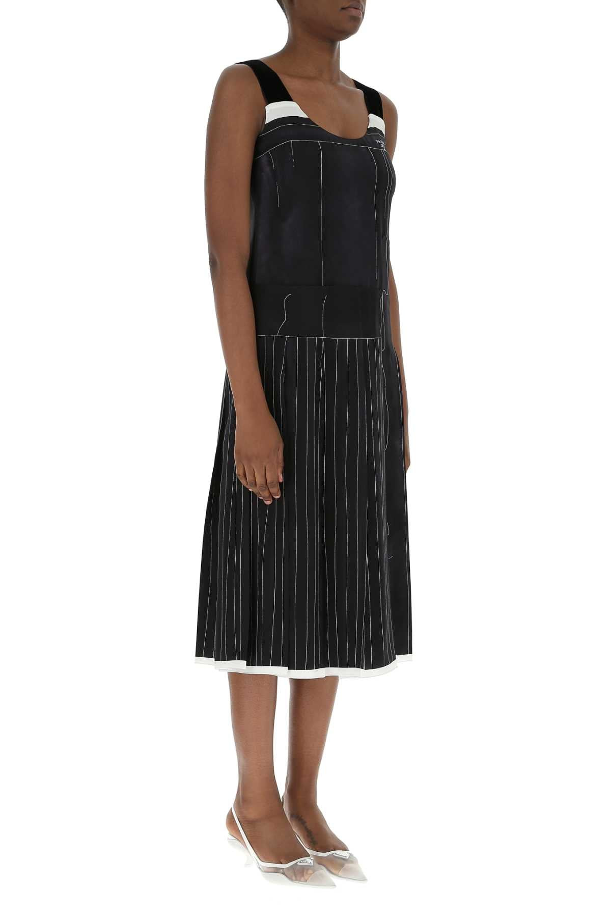 Prada Women Printed Silk Dress - 3