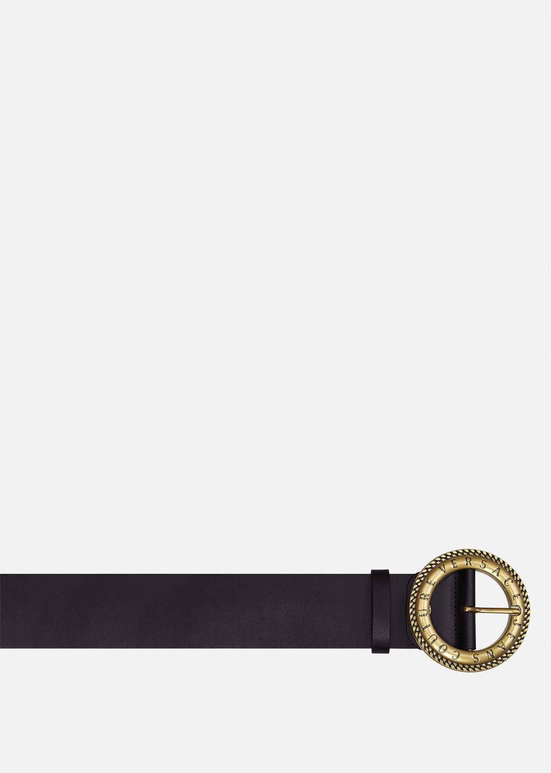VERSACE JEANS COUTURE Wide Round Buckle Belt outlook