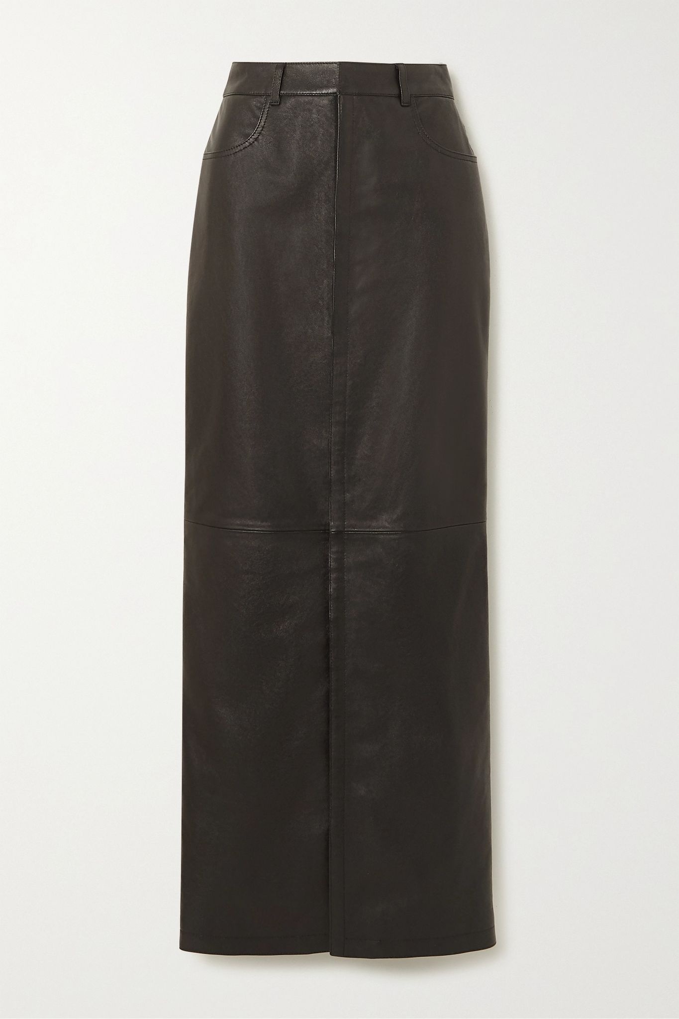 Leather maxi skirt - 1