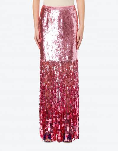 Moschino SEQUIN SKIRT WITH FRINGES outlook