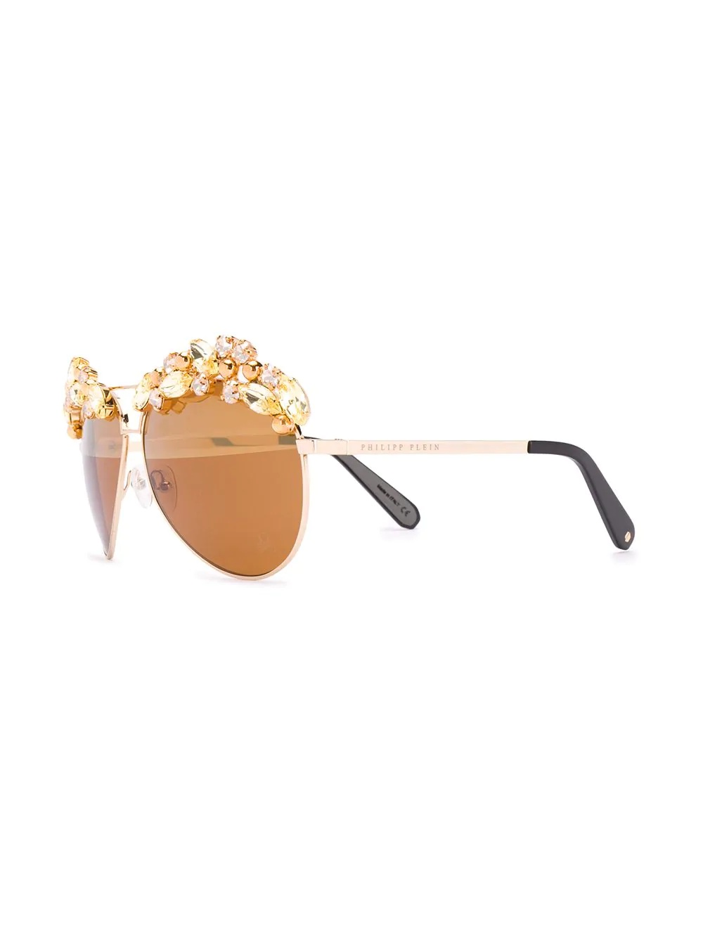 Sunshine embellished aviator sunglasses - 2