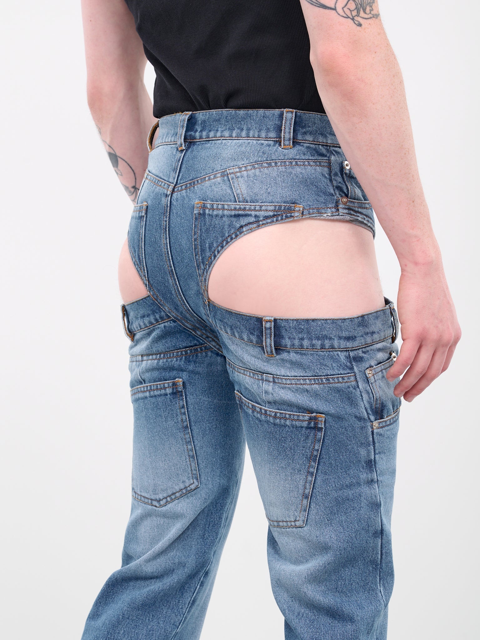 Pantaslip Stonewashed Jeans - 5