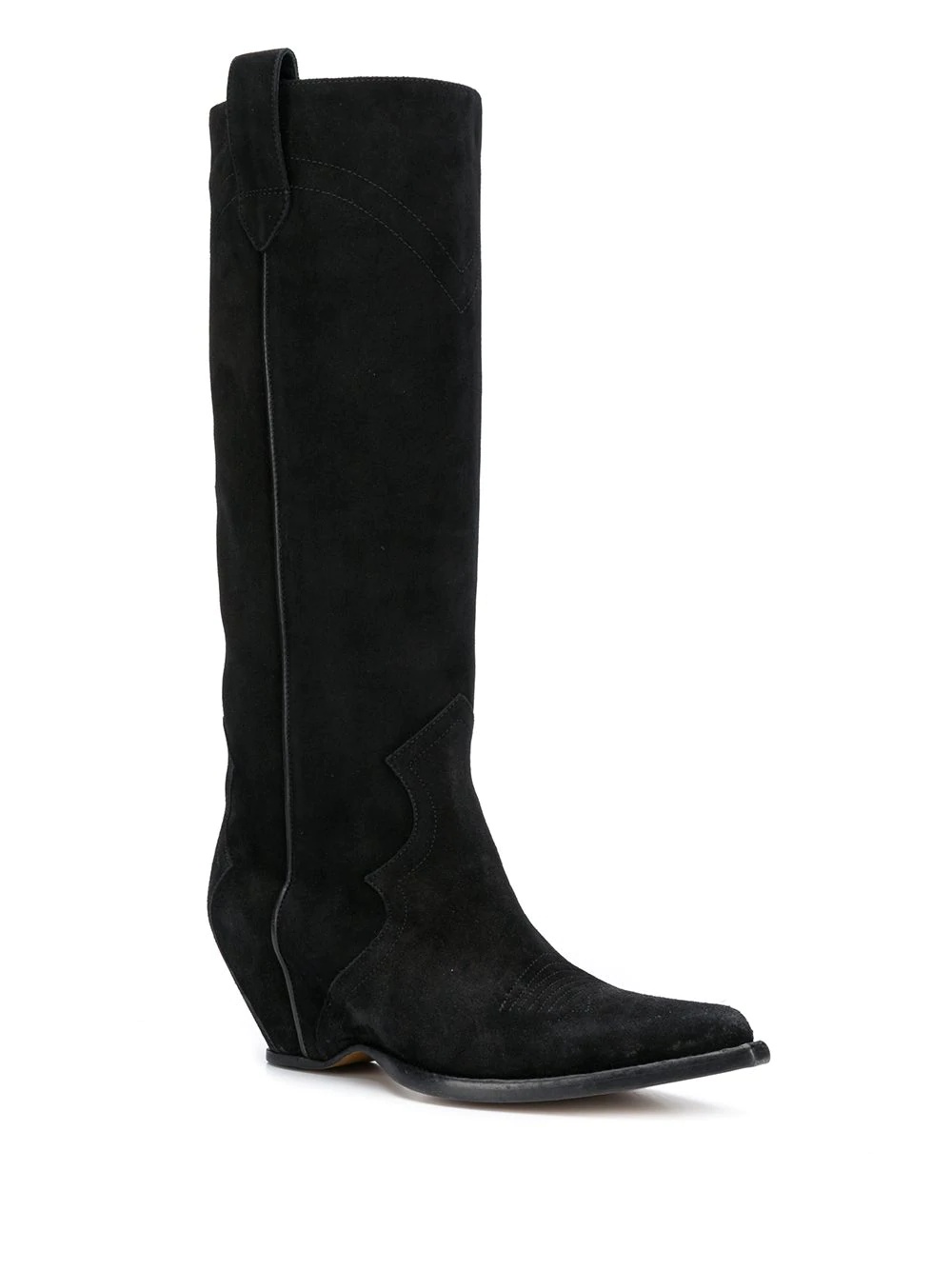 Western suede boots - 2