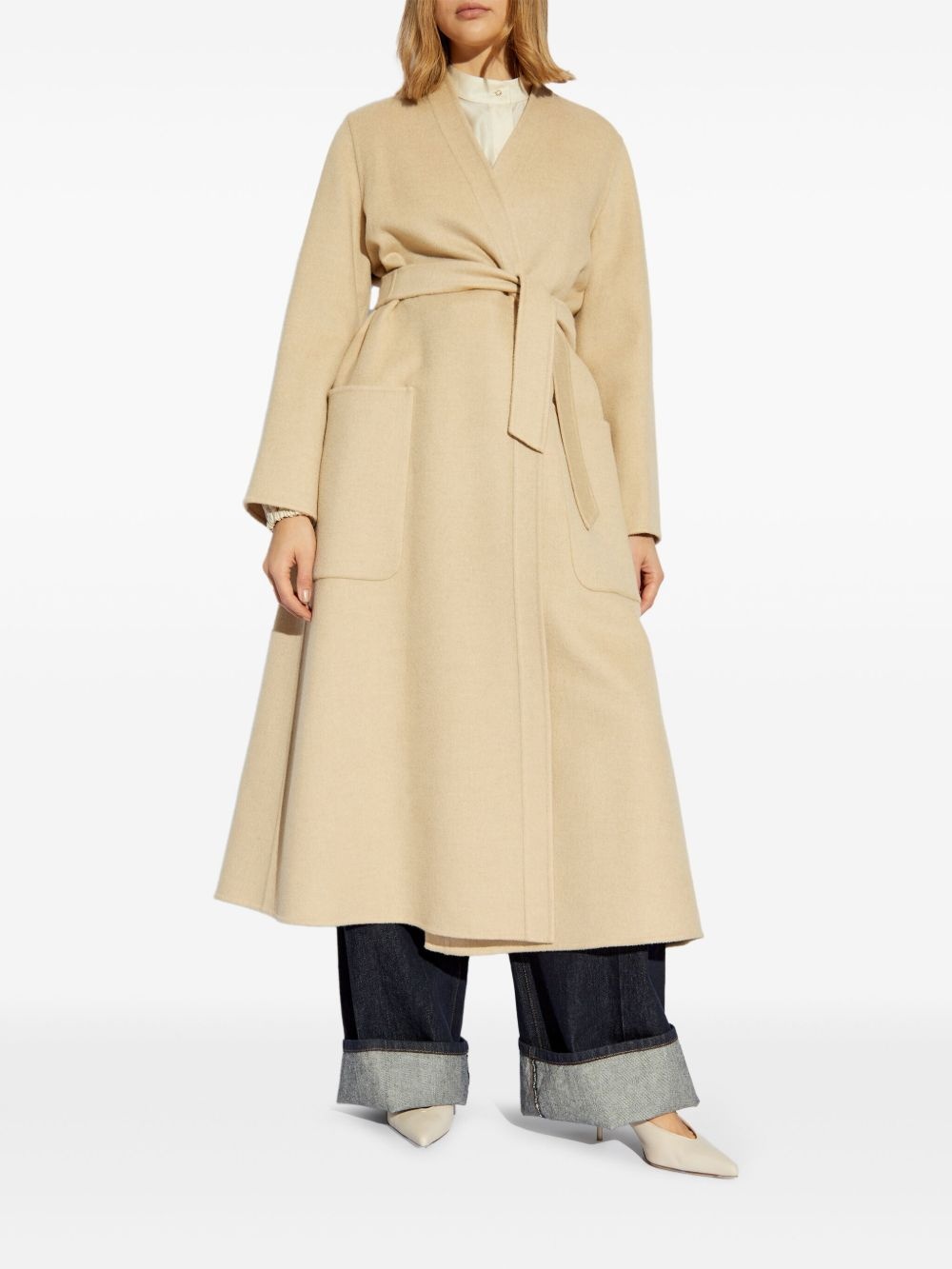 belted coat - 3