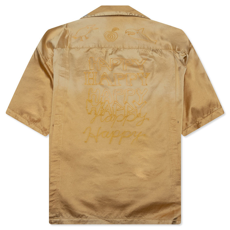 Maison MIHARAYASUHIRO BOWLING S/S SHIRT - YELLOW outlook