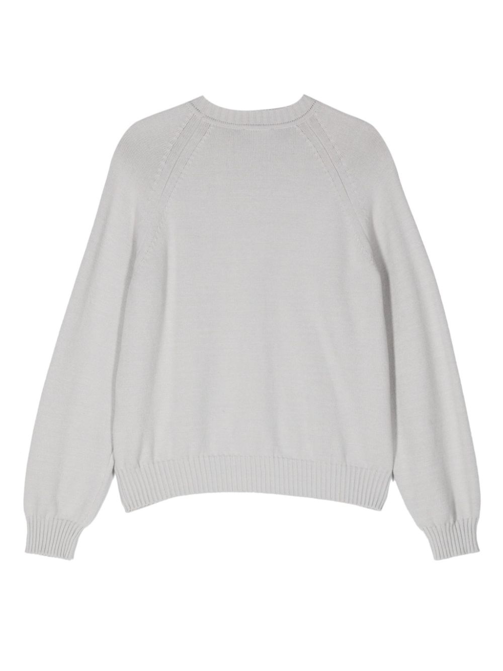 logo-patch crew-neck jumper - 2