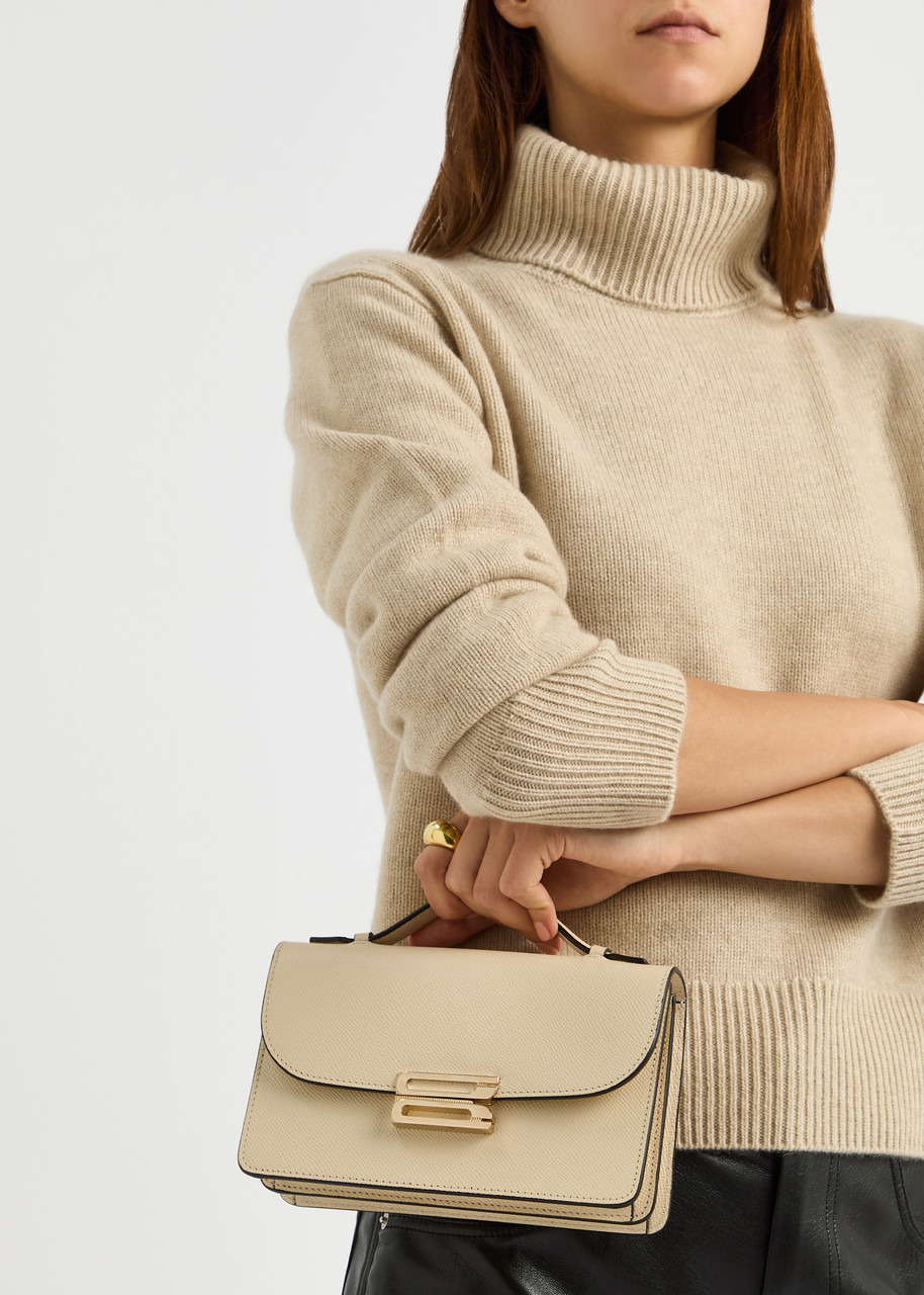 Victoria Beckham Dorian Mini Grained-leather top Handle bag - 5