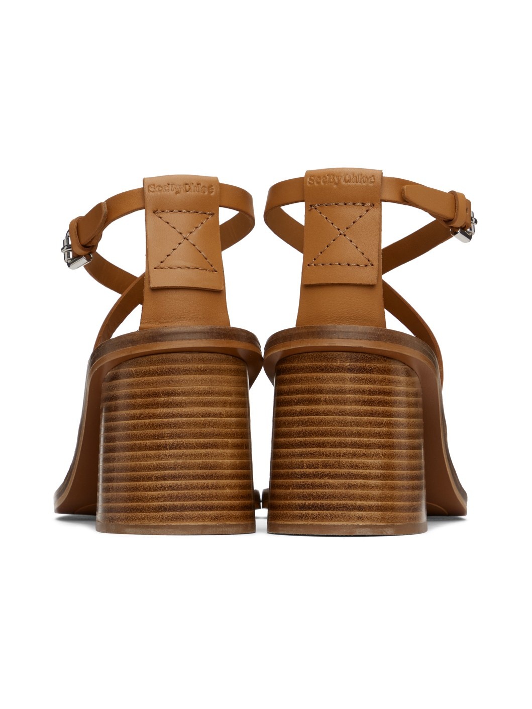 Tan Lynette Heeled Sandals - 2