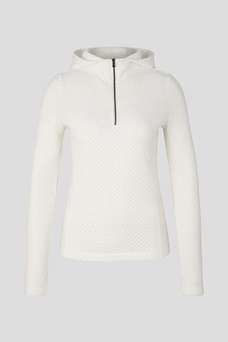 Xaya Longsleeve hoodie in Off-white 1