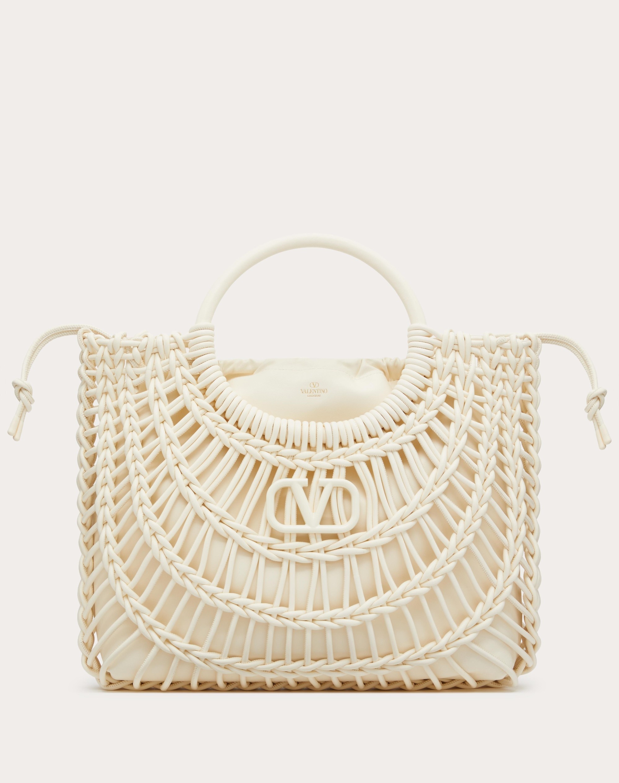 ALLKNOTS WOVEN LEATHER SHOPPER - 1