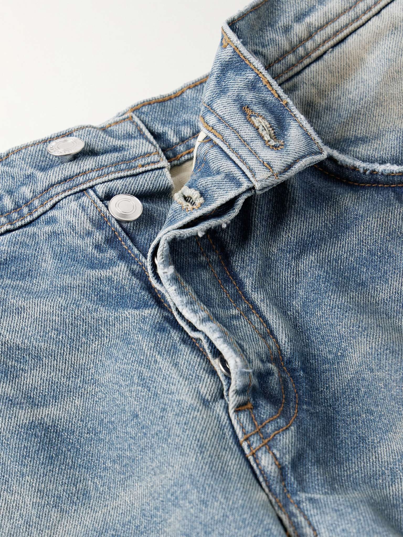 Slim-Fit Flared Distressed Jeans - 3