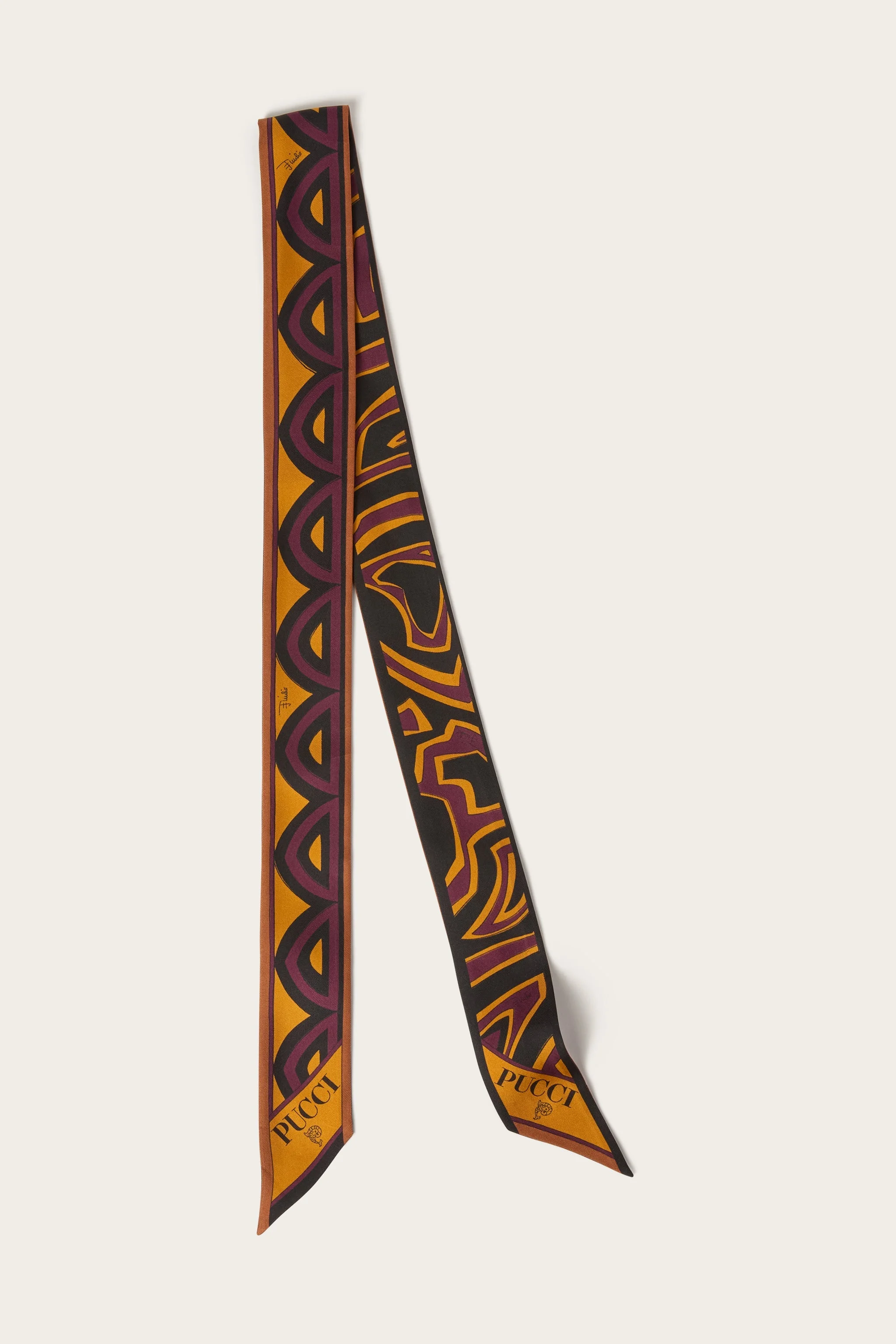 MIXED PRINT SILK BANDEAU - 1