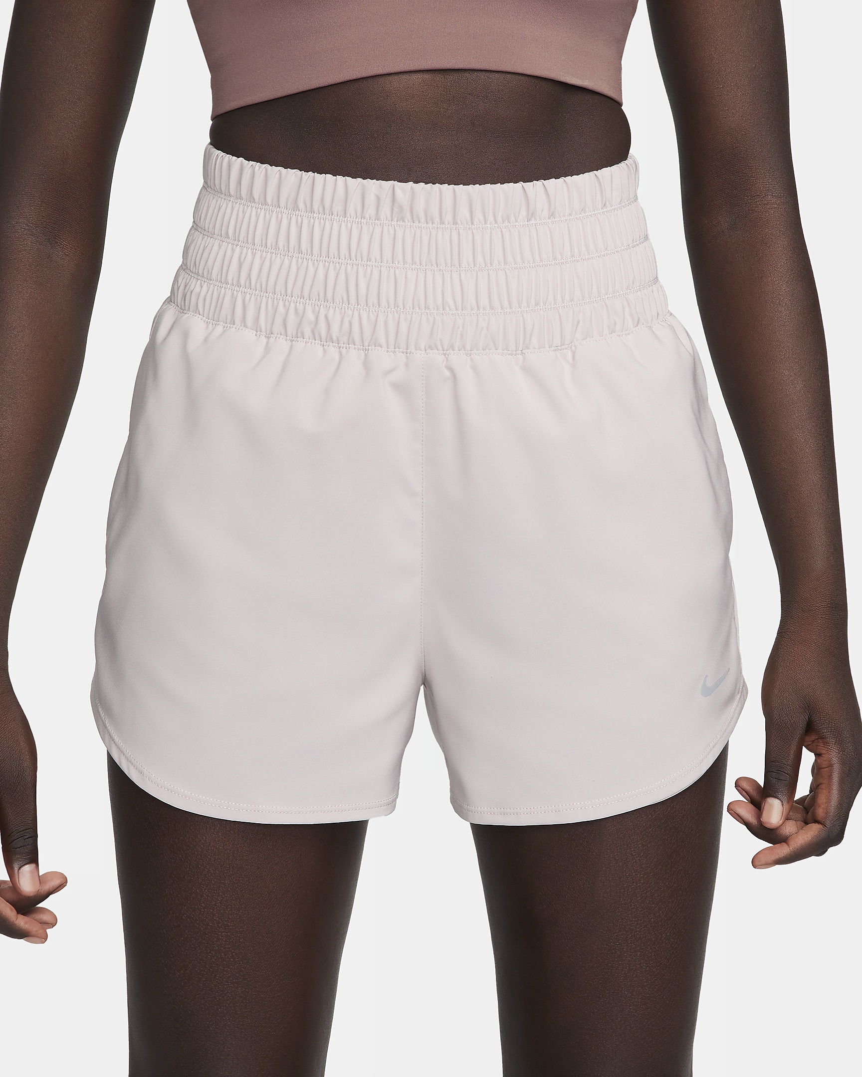 Nike One Women's Dri-FIT Ultra High-Waisted 3" Brief-Lined Shorts - 2