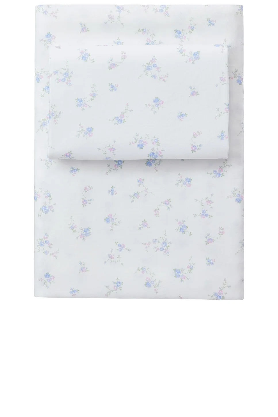 King Garden Bow Printed Sheet Set 2 Pillow Cases - 1