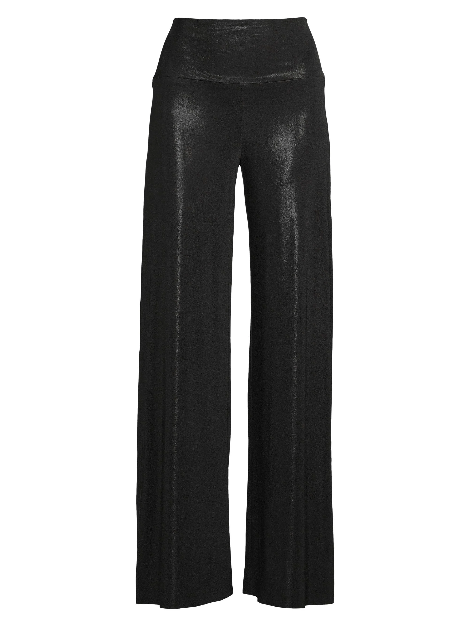 Women's Elephant Wide-Leg Pants - Black - 1