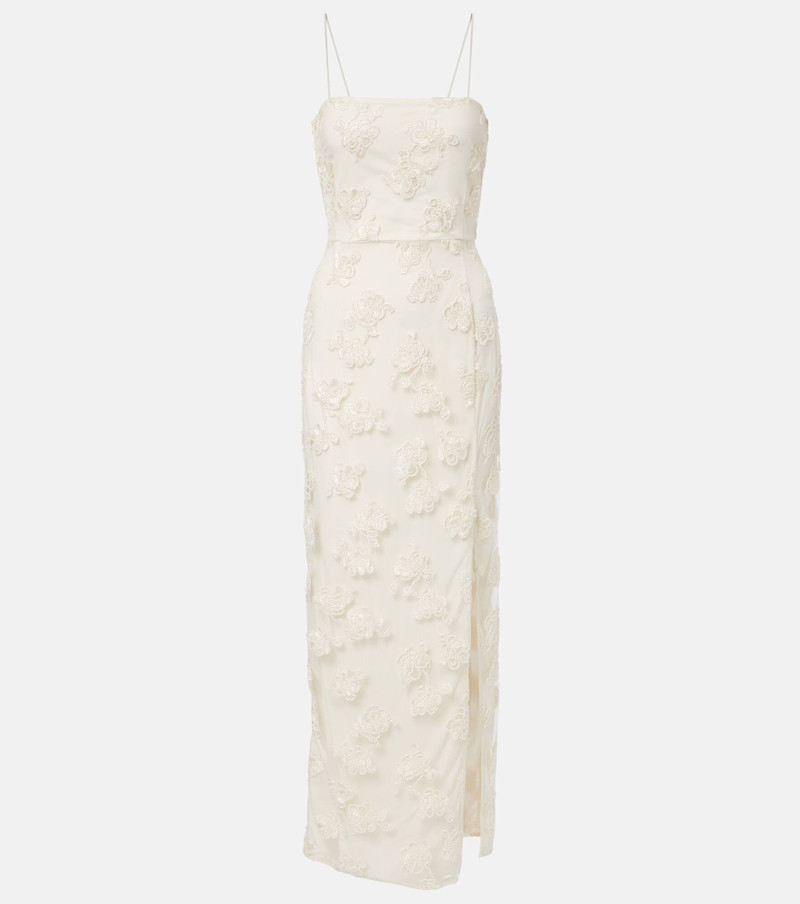 Bridal beaded bustier dress 1