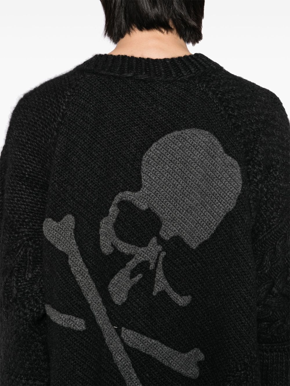 logo-jacquard jumper - 5