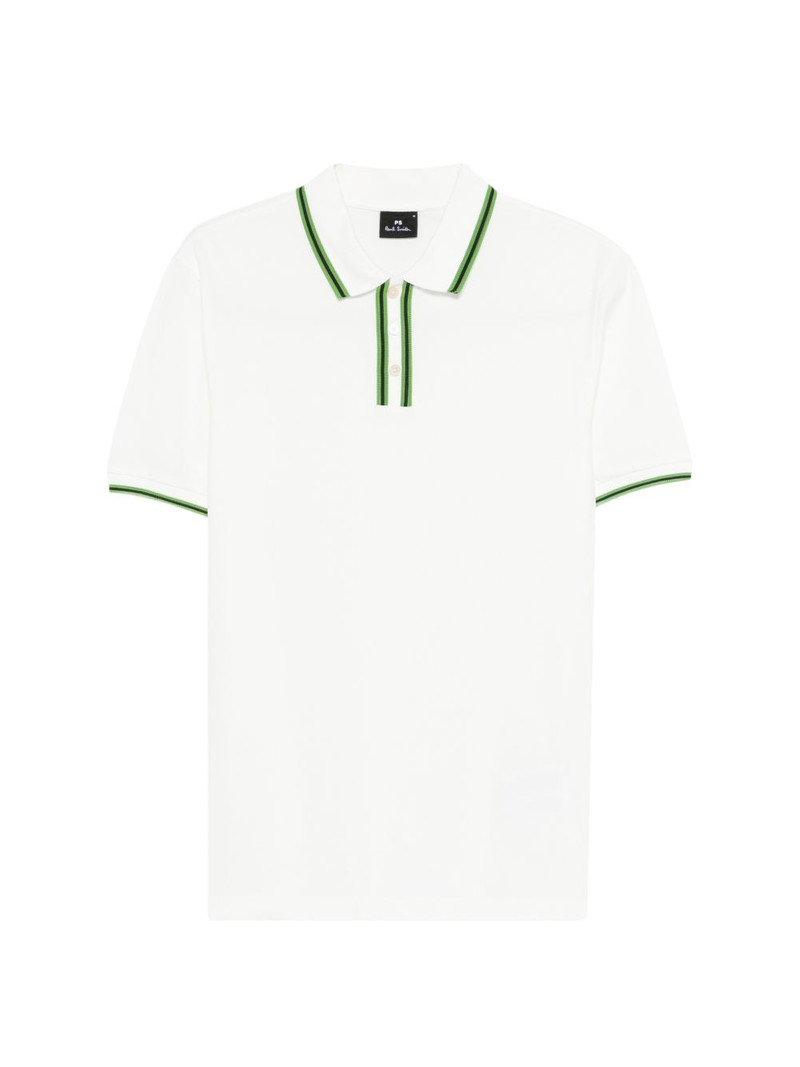 striped collar polo shirt 1