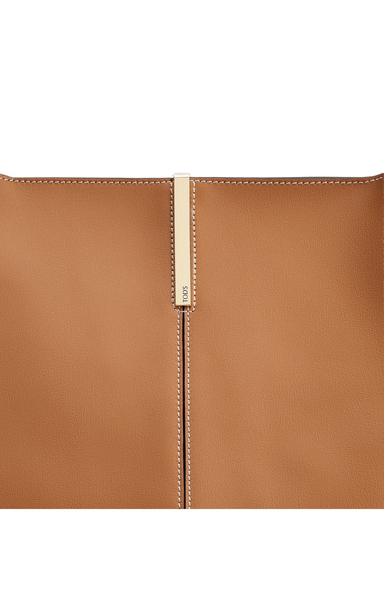 Tod's Medium Leather Shopping Bag in Kenia/Cacao at Nordstrom - 5