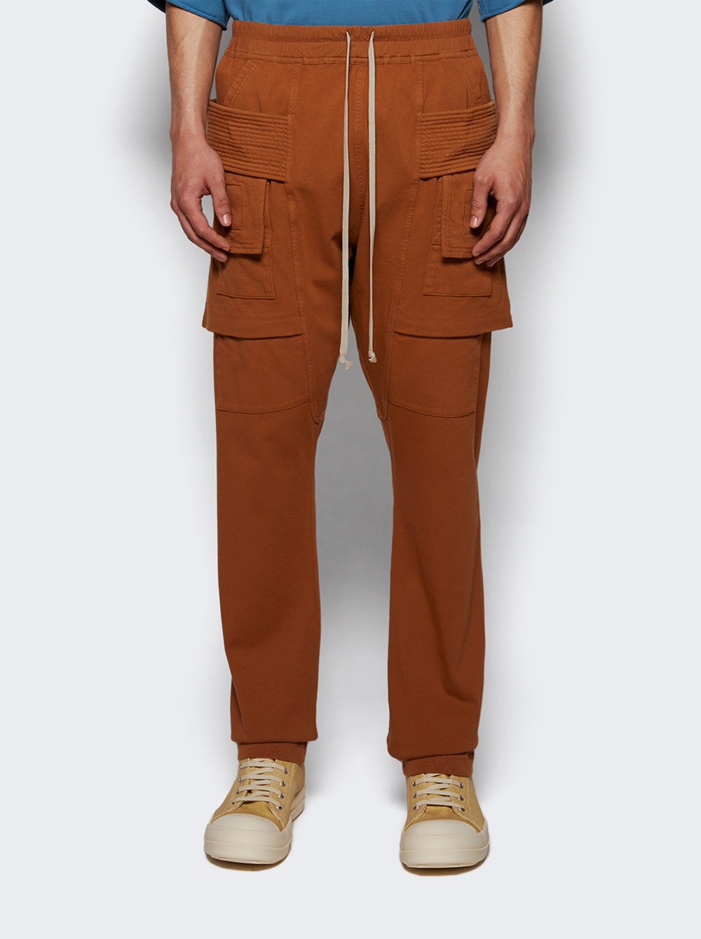 Creatch Cargo Drawstring Pants Orange - 2