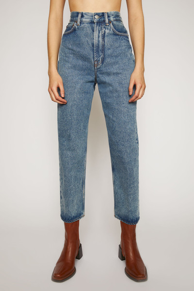 Acne Studios Relaxed tapered jeans mid blue outlook