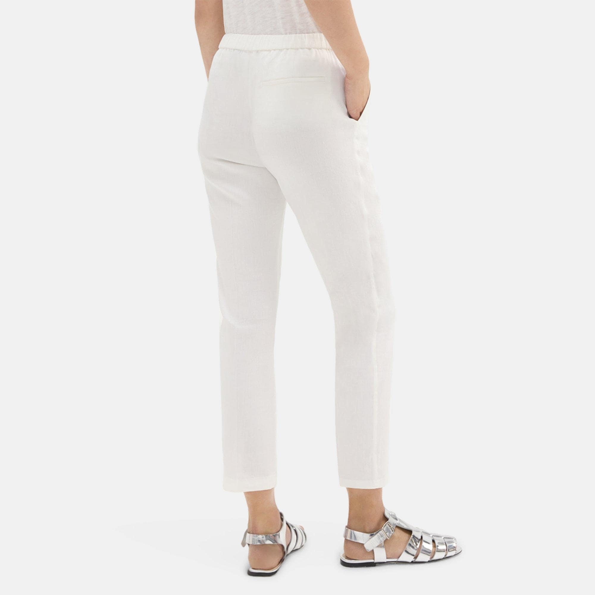 Treeca Pull-On Pant in Good Linen - 2
