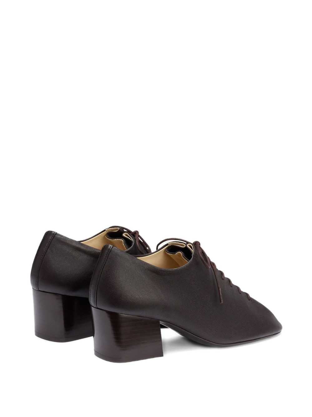 Souris leather lace-up derby shoes - 4