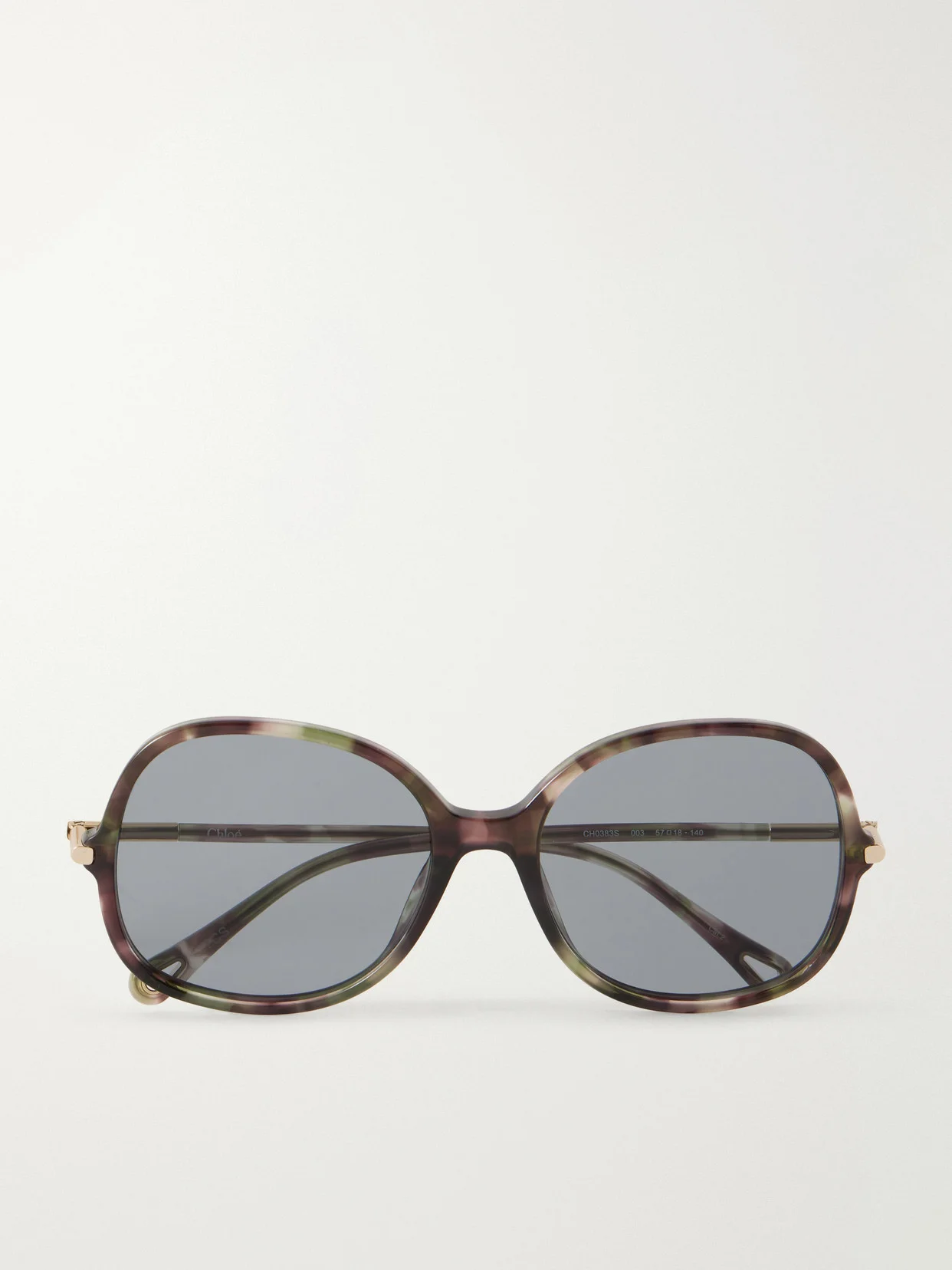 Rounded-frame Acetate Sunglasses - 1